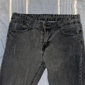 Mens carbon jeans